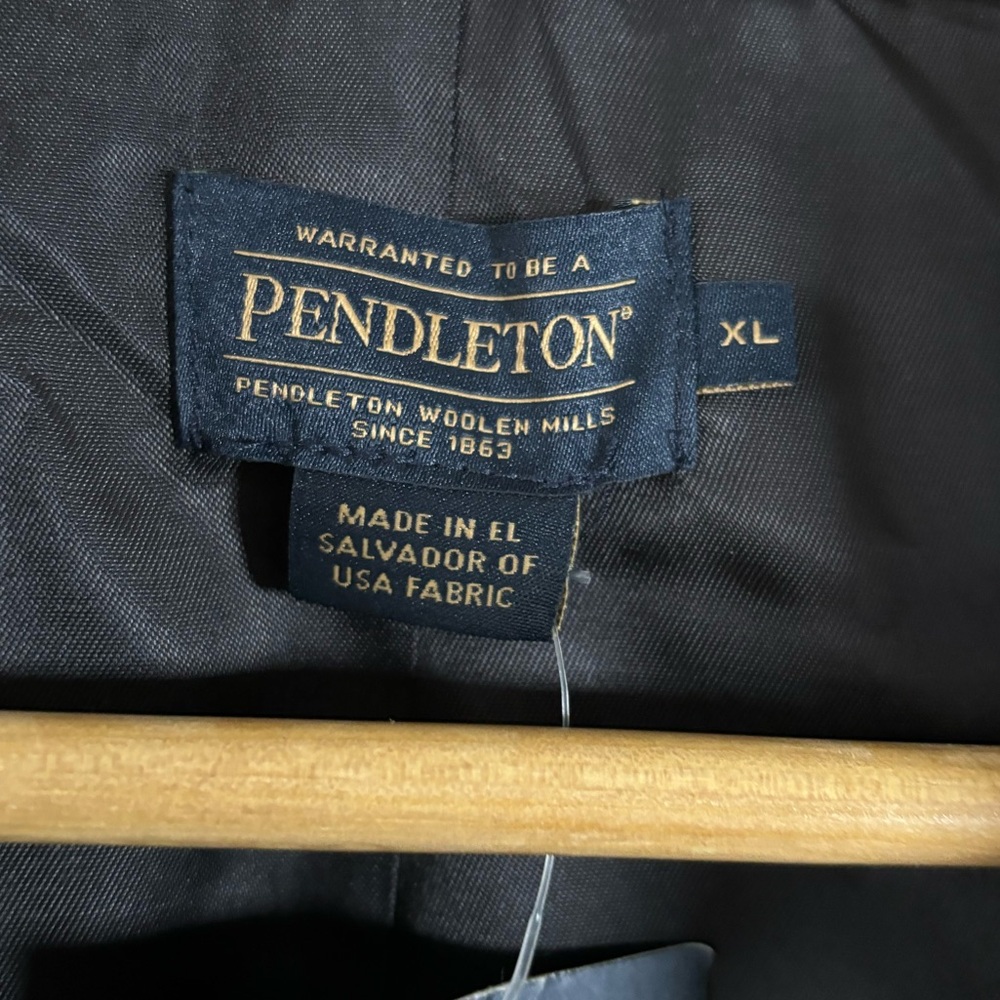 Pendleton NWT Wool Classic Tartan Traditional Women’s Equestrian Chore Coat XL - Picture 5 of 16